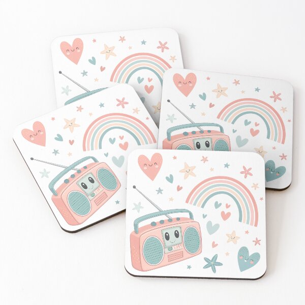Item preview, Sweet Signal Cute Pastel Radio Art designed and sold by KHCreativeLab.