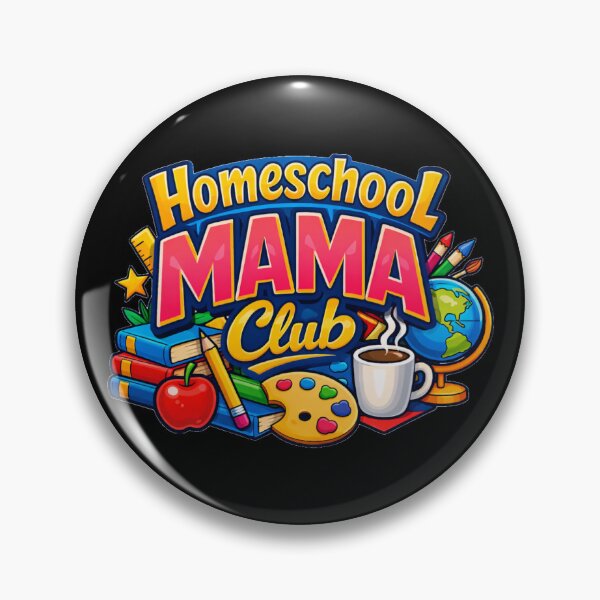 Item preview, Retro Homeschool Mama Club Back To School  designed and sold by DeliaDesignsCo.