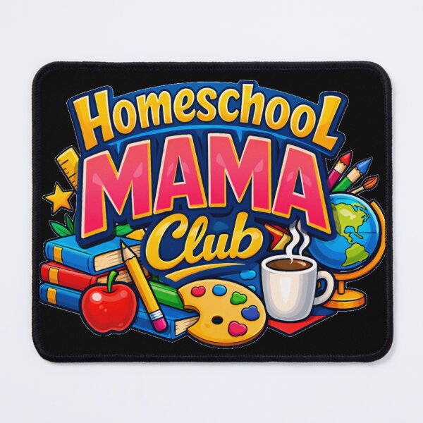 Item preview, Retro Homeschool Mama Club Back To School Sticker designed and sold by DeliaDesignsCo.