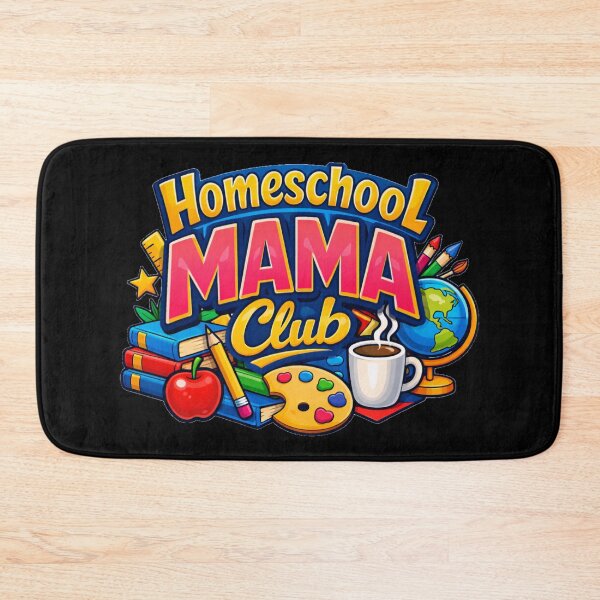Item preview, Retro Homeschool Mama Club Back To School  designed and sold by DeliaDesignsCo.