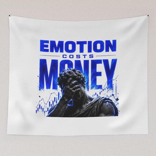 Item preview, Emotion Costs Money Forex Trading Motivation Design designed and sold by PipForgeStudio .