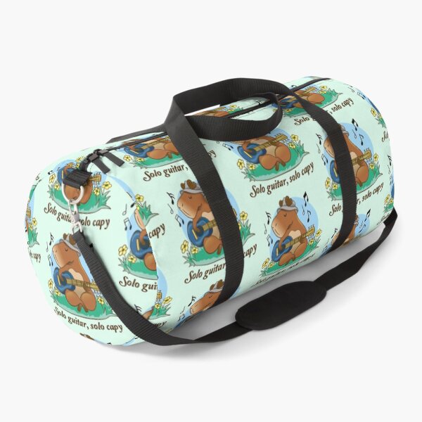 Item preview, A capybara playing guitar in nature designed and sold by Konopikyu.