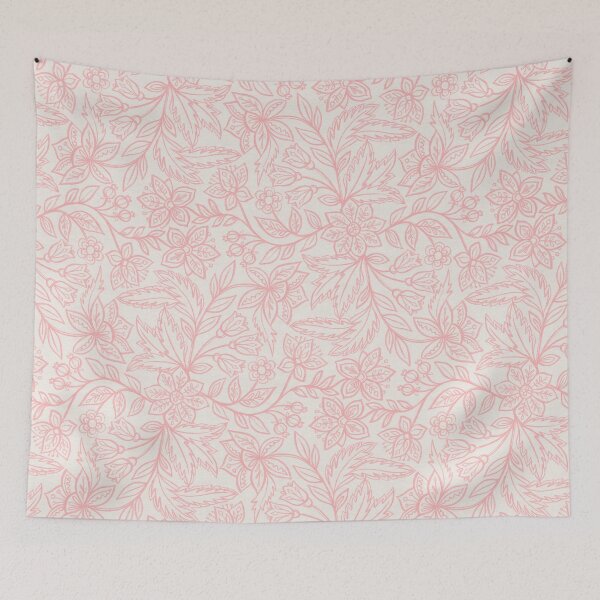 Item preview, Soft Pink Botanical Linework designed and sold by micklyn.