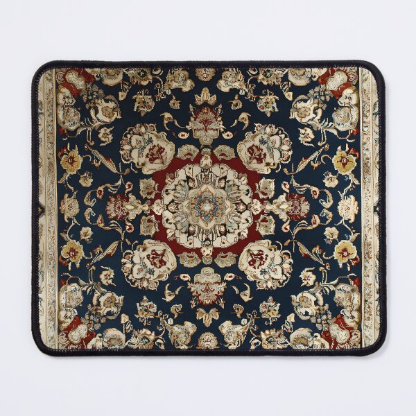 Item preview, Vintage Persian Floral Rug Pattern | Elegant Oriental Carpet Art Print | Antique Textile Design designed and sold by GrinGalore.