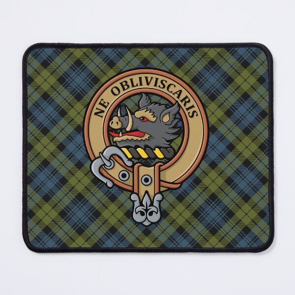 Item preview, Campbell Crest over Tartan designed and sold by sifis.