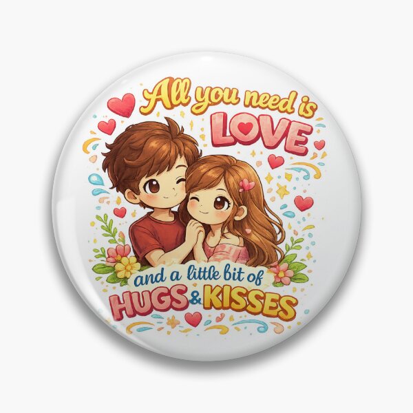 Item preview, Cute Couple in Love Sticker with Romantic Quote designed and sold by StyloStudio.