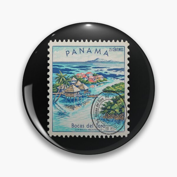 Item preview, Bocas del Toro Panama Caribbean Postage Stamp Sticker designed and sold by stickercuffs.