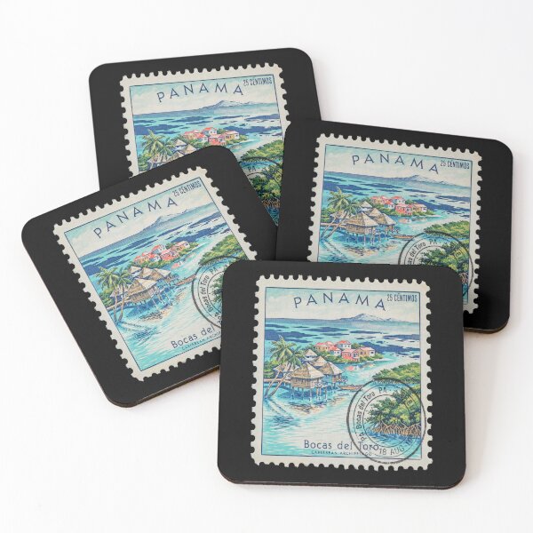 Item preview, Bocas del Toro Panama Caribbean Postage Stamp Sticker designed and sold by stickercuffs.