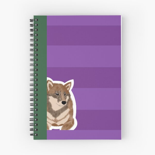 Item preview, 80's vibes colors (purple, darkgreen) with sesame Shiba Inu designed and sold by ShibaCruise-On.