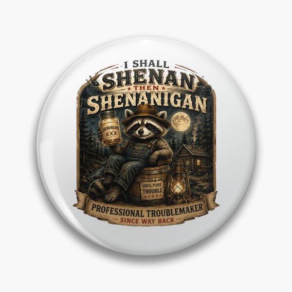 Item preview, I Shall Shenan Then Shenanigan Funny Raccoon Vintage Shirt designed and sold by Masloshop.