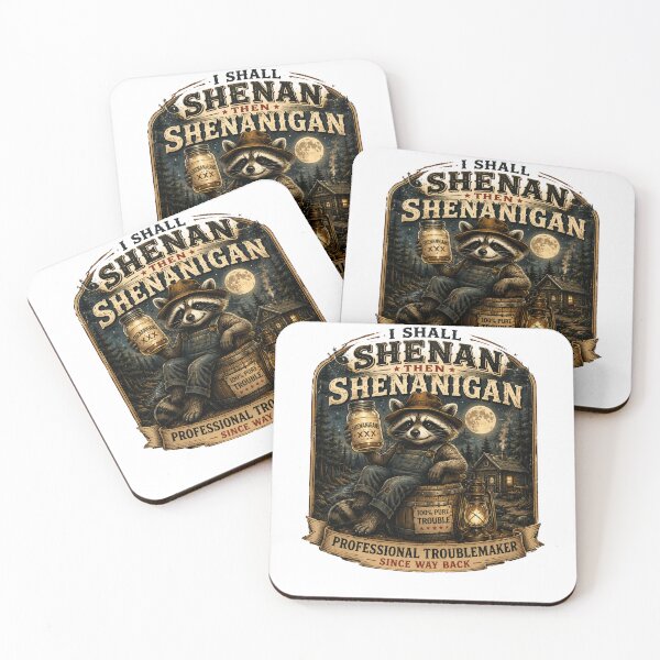 Item preview, I Shall Shenan Then Shenanigan Funny Raccoon Vintage Shirt designed and sold by Masloshop.