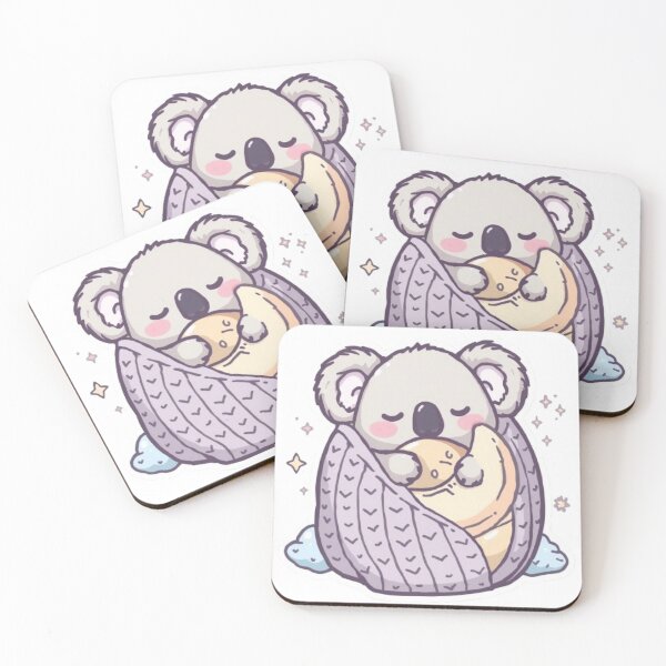 Item preview, Cute Sleepy Koala Sticker | Cozy Kawaii Koala Sleeping Gift designed and sold by Stylestickers55.