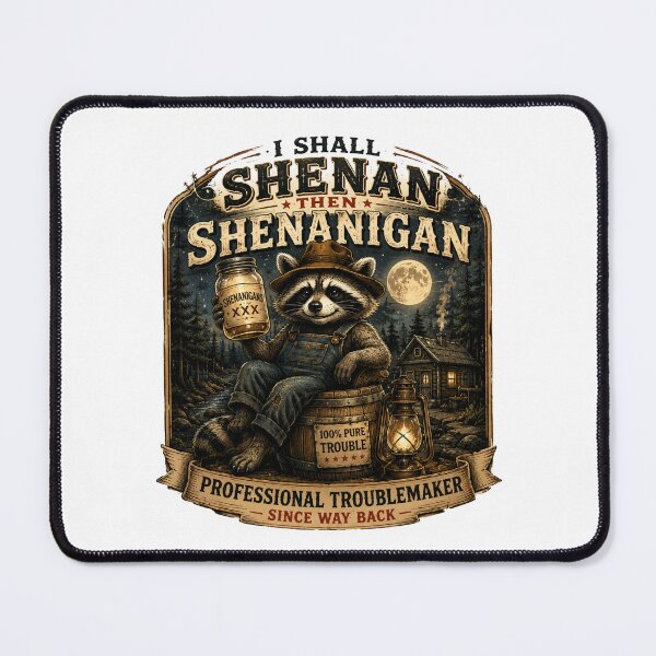 Item preview, I Shall Shenan Then Shenanigan Funny Raccoon Vintage Shirt designed and sold by Masloshop.