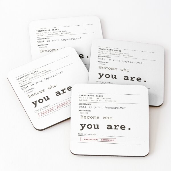 Item preview, Become who you are - Nietzsche designed and sold by Will-to-Power.
