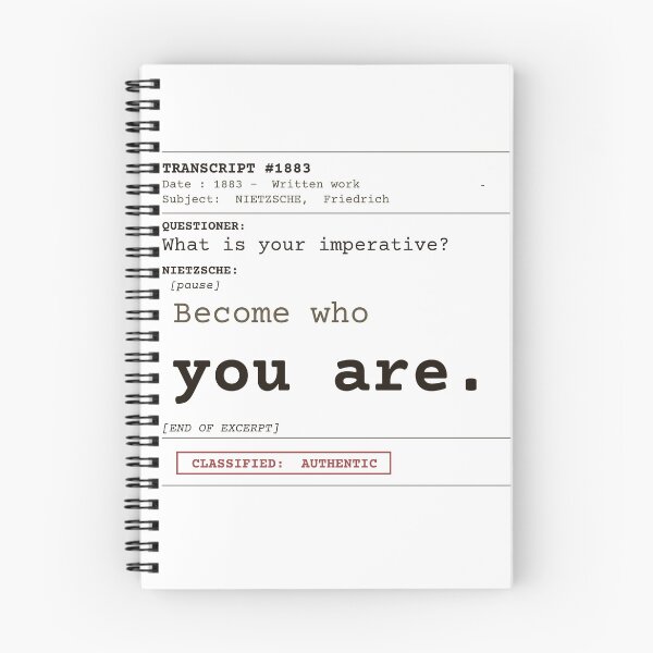 Item preview, Become who you are - Nietzsche designed and sold by Will-to-Power.