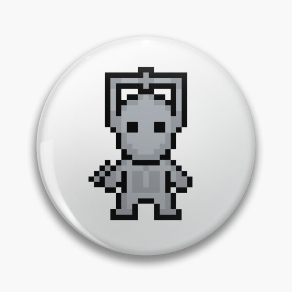 Item preview, Pixel Characters - Cyberman Doctor Who designed and sold by FancyOwlDesigns.