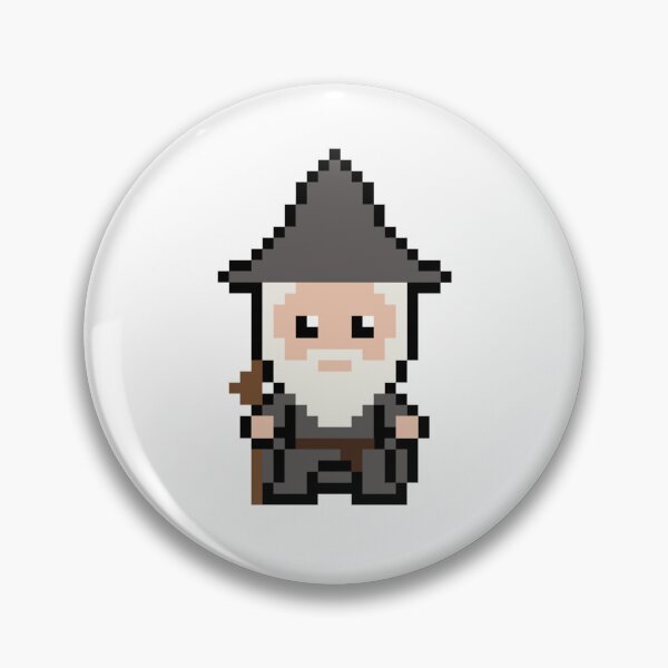 Item preview, Pixel Characters - Gandalf LOTR Wizard designed and sold by FancyOwlDesigns.