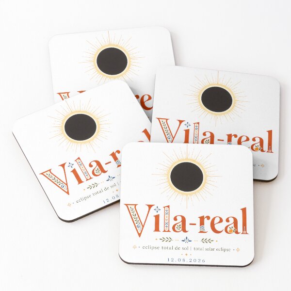 Item preview, Vila-real Total Solar Eclipse 2026 designed and sold by Beyond Destinations.