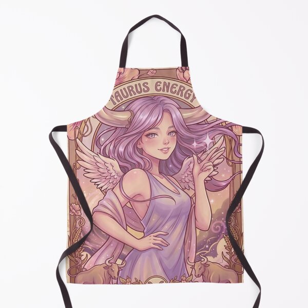 Item preview, Taurus Zodiac Goddess Anime Art | Taurus Energy Celestial Angel | Kawaii Astrology Illustration | Pastel Horoscope Wall Art | Bull Zodiac Sign | Taurus Birthday Gift | Fantasy Decor designed and sold by RSDigitalPrintDesign.