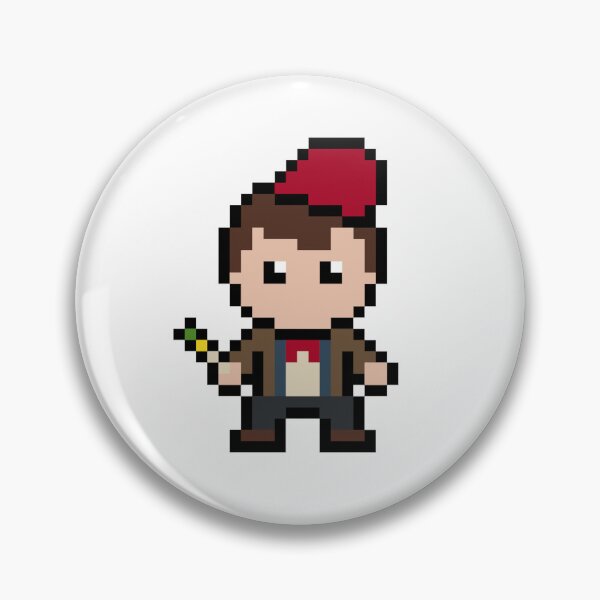 Item preview, Pixel Characters - Eleventh Doctor Who - Matt Smith designed and sold by FancyOwlDesigns.