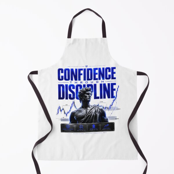 Item preview, Confidence Through Discipline Forex Trading Motivation Design designed and sold by PipForgeStudio .