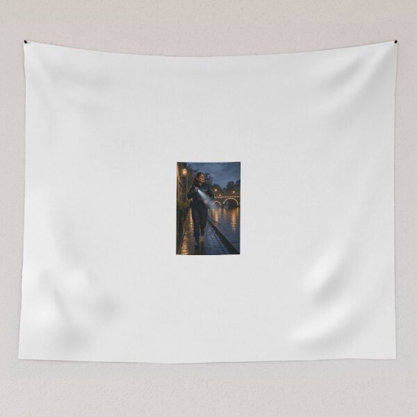 Item preview, Police officer with flashlight by canals designed and sold by CathryneDelamort.