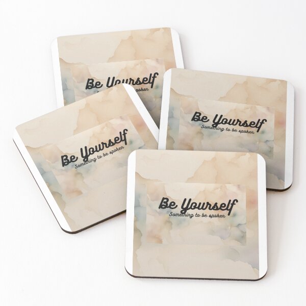 Item preview, Be Yourself - Shot stained Watercolour Paper texture Tshirt Design designed and sold by SVSocialH.