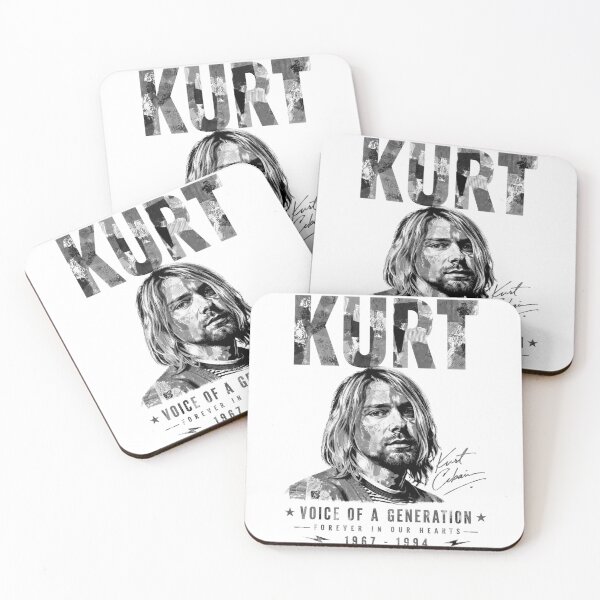 Item preview, Kurt Voice Of Generation Black&White Edition designed and sold by KLERIKSTORE.