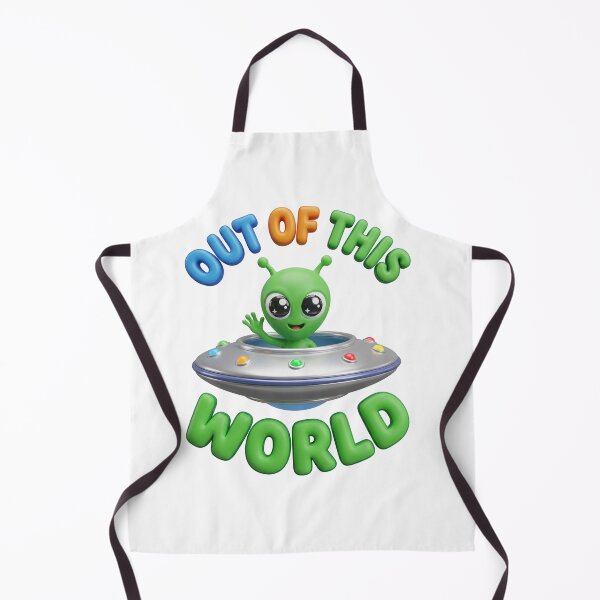 Item preview, Cute 3D Cartoon Alien in UFO - Out Of This World designed and sold by colormystory.