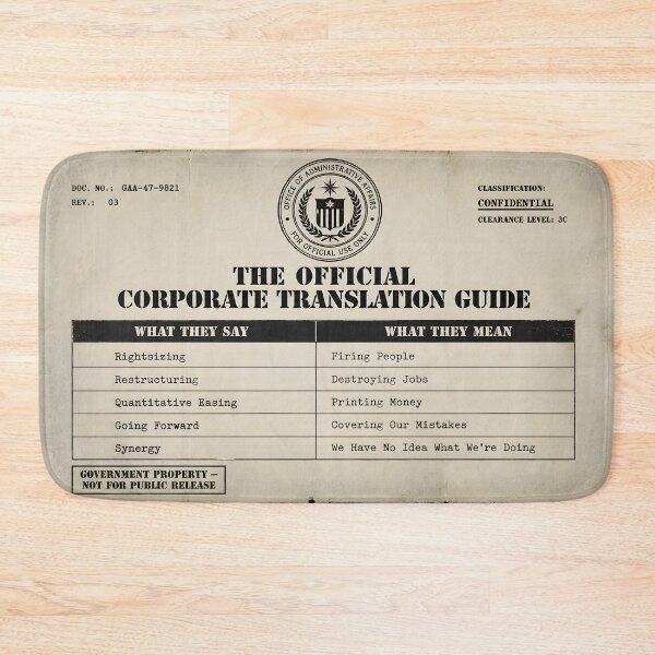 Item preview, The Official Corporate Translation Guide designed and sold by Beyond The Flag Art.