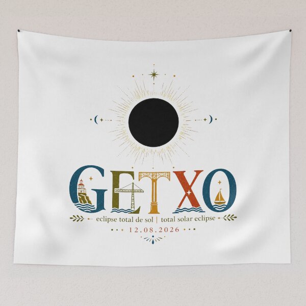 Item preview, Getxo Total Solar Eclipse 2026 designed and sold by Beyond Destinations.