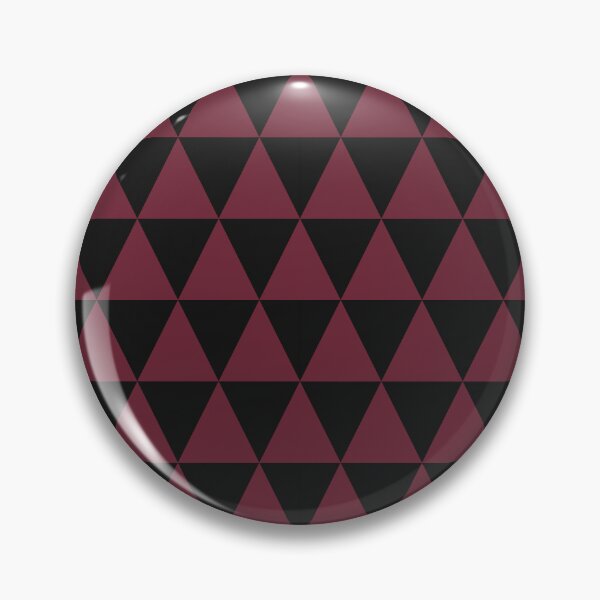 Item preview, Black And Burgundy Triangle Grid Pattern designed and sold by pattern-archive.