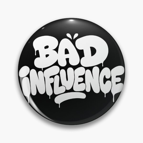 Item preview, Bad Influence Funny Quote T-Shirt | Rebel Vibes Graphic Tee designed and sold by BRUNTadventures.