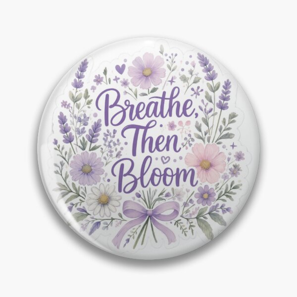 Item preview, Lavender — Breathe, Then Bloom designed and sold by digital.stickerperso.com.