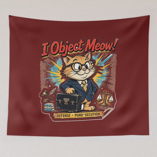 Item preview, I Object Meow designed and sold by HAYA6395.
