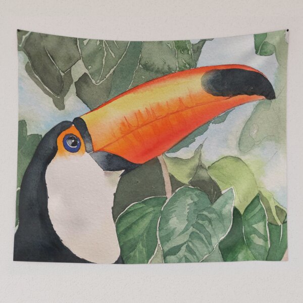 Item preview, Toucan designed and sold by Cobalt Blue Watercolors.