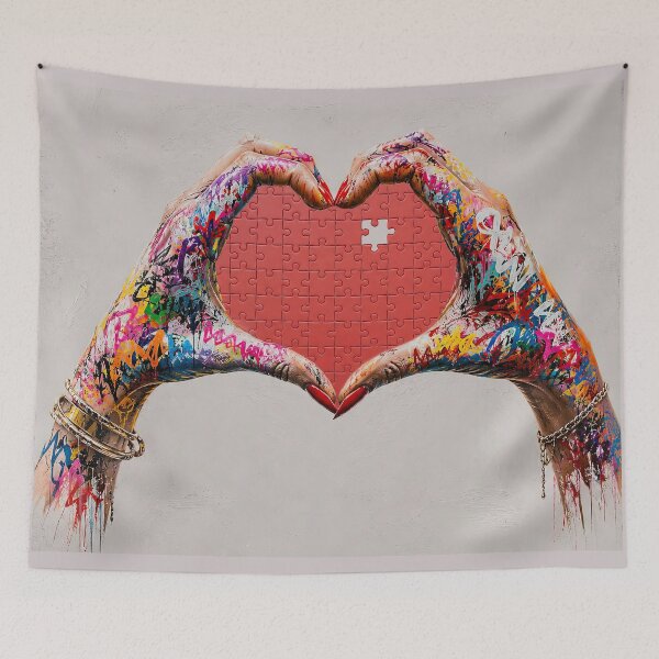 Item preview, Obra de arte "Te extraño" designed and sold by davidelder.