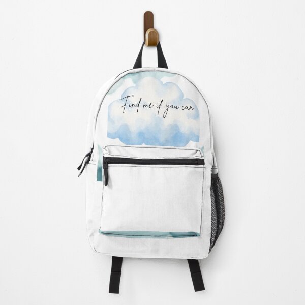 Item preview, Abstract Teal Blue Cloud Background -Find Me T shift design designed and sold by SVSocialH.