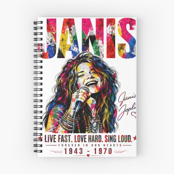 Item preview, Janis Live Fast Love Hard Sing Loud designed and sold by KLERIKSTORE.