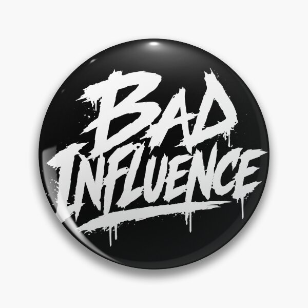 Item preview, Bad Influence Funny Quote T-Shirt | Rebel Vibes Graphic Tee designed and sold by BRUNTadventures.