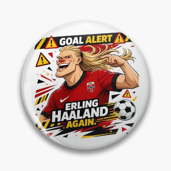 Item preview, Goal Alert Erling Haaland Again designed and sold by Fashvora.