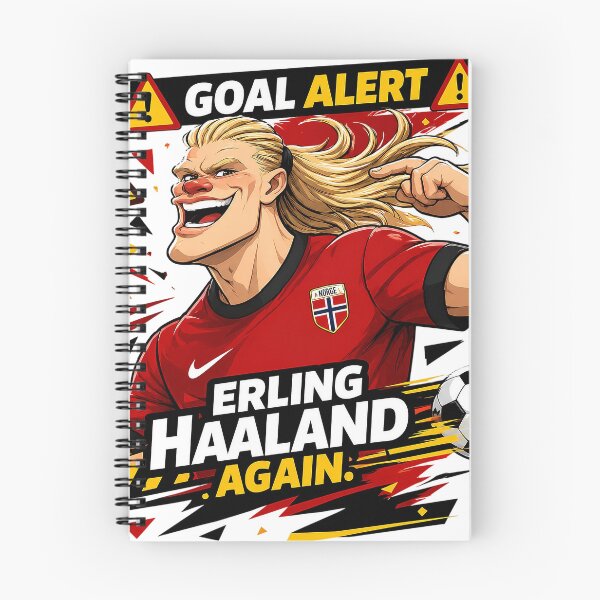Item preview, Goal Alert Erling Haaland Again designed and sold by Fashvora.