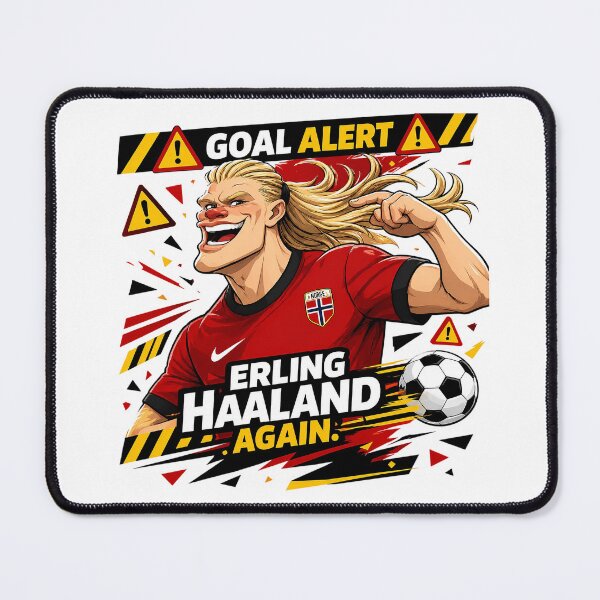 Item preview, Goal Alert Erling Haaland Again designed and sold by Fashvora.