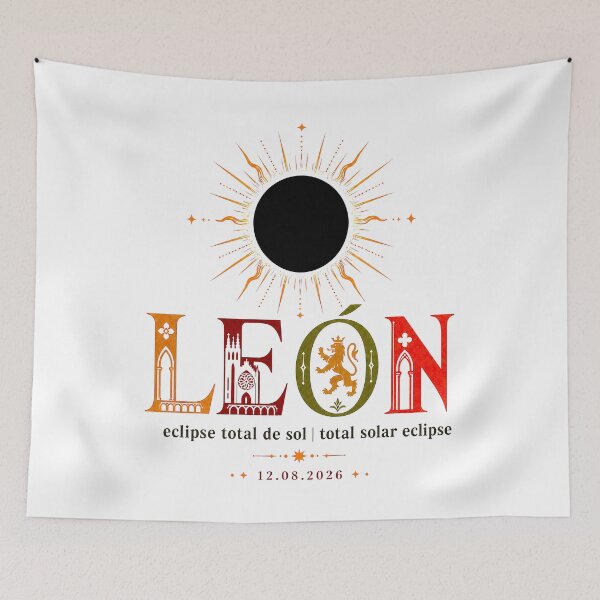 Item preview, León Total Solar Eclipse 2026 designed and sold by Beyond Destinations.