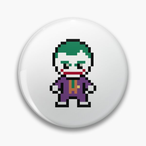 Item preview, Pixel Characters - The Joker designed and sold by FancyOwlDesigns.