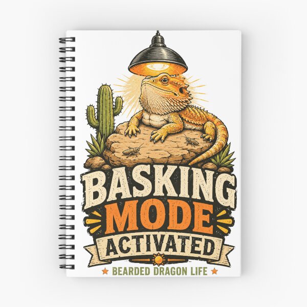 Item preview, Basking Mode Activated Bearded Dragon designed and sold by fantasyy.