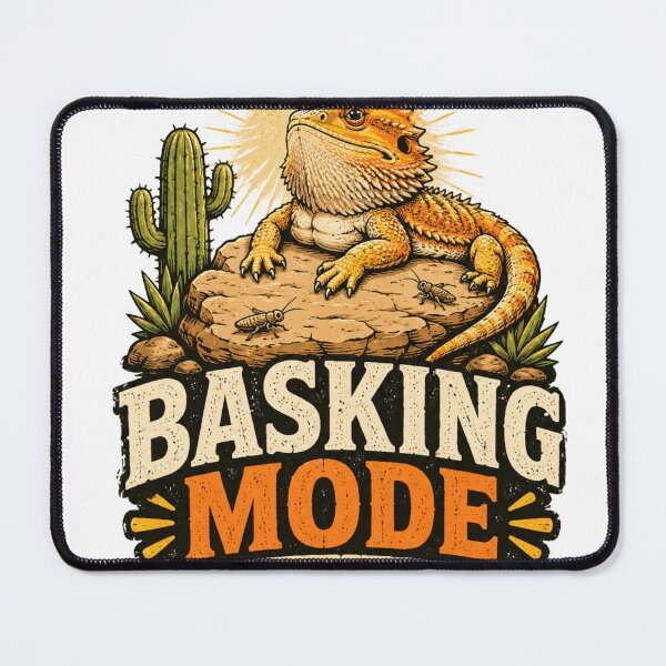 Item preview, Basking Mode Activated Bearded Dragon designed and sold by fantasyy.
