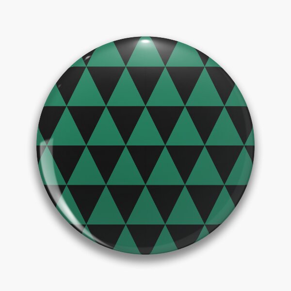 Item preview, Black And Green Triangle Grid Pattern designed and sold by pattern-archive.