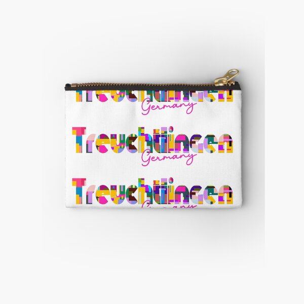 Item preview, Treuchtlingen, Germany, Vibrant Abstract City Typography Art designed and sold by Wanderful-roads.
