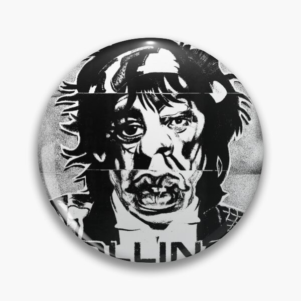 Item preview, Vintage Mick Jagger Portrait Black Graphic Classic Rock Music Band Design designed and sold by stellarofsea.